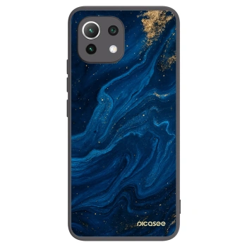 Picasee silikonowe czarne etui na Xiaomi Mi 11 Lite - Blue