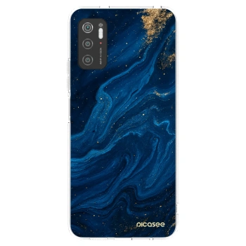 Picasee silikonowe przeźroczyste etui na Xiaomi Poco M3 Pro 5G - Blue