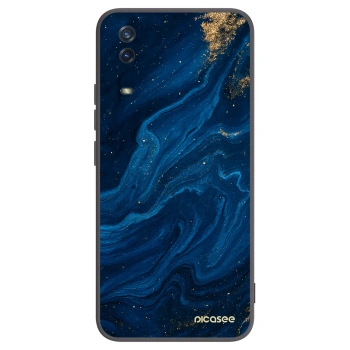 Picasee silikonowe czarne etui na Vivo Y11s - Blue