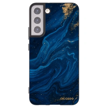 Picasee silikonowe czarne etui na Samsung Galaxy S22+ 5G - Blue