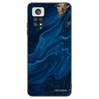 Picasee silikonowe czarne etui na Xiaomi Redmi Note 11 - Blue