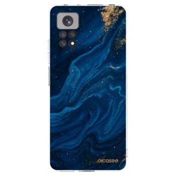 Picasee silikonowe przeźroczyste etui na Xiaomi Redmi Note 11 - Blue