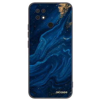 Picasee silikonowe czarne etui na Xiaomi Redmi 10C - Blue