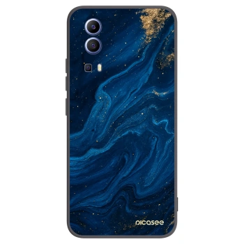 Picasee silikonowe czarne etui na Vivo Y52 5G - Blue