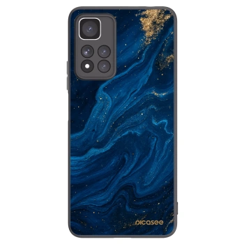 Picasee silikonowe czarne etui na Xiaomi Redmi Note 11 Pro+ 5G - Blue