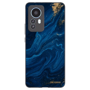 Picasee silikonowe czarne etui na Xiaomi 12T Pro - Blue
