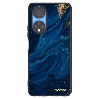 Picasee silikonowe czarne etui na Honor X7 - Blue