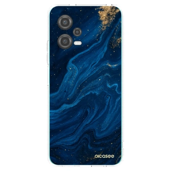 Picasee silikonowe przeźroczyste etui na Xiaomi Poco X5 - Blue