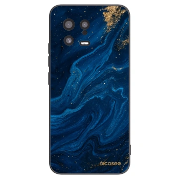 Picasee silikonowe czarne etui na Xiaomi 13 - Blue