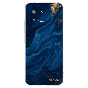 Picasee silikonowe przeźroczyste etui na Xiaomi 13 Pro - Blue