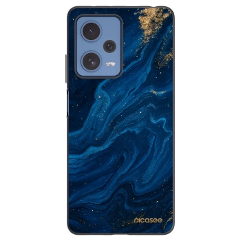 Picasee silikonowe czarne etui na Xiaomi Redmi Note 12 Pro 5G - Blue