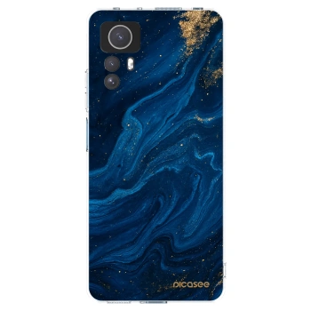 Picasee silikonowe przeźroczyste etui na Xiaomi Redmi Note 12S - Blue