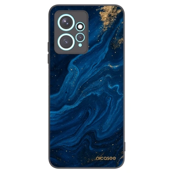 Picasee silikonowe czarne etui na Xiaomi Redmi Note 12 4G - Blue