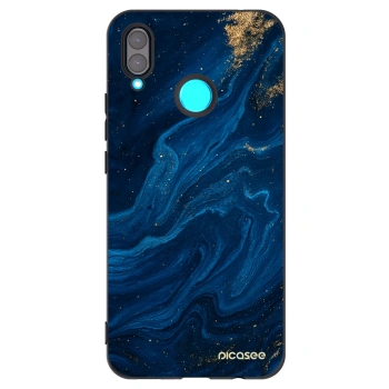 Picasee silikonowe czarne etui na Huawei Nova 3 - Blue