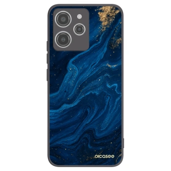 Picasee silikonowe czarne etui na Xiaomi Redmi 12 4G - Blue