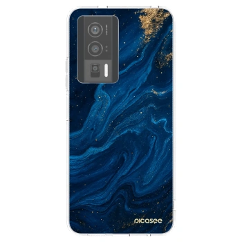 Picasee silikonowe przeźroczyste etui na Xiaomi Poco F5 Pro 5G - Blue