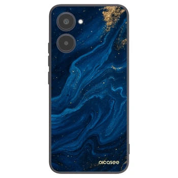 Picasee silikonowe czarne etui na Realme 10 4G - Blue