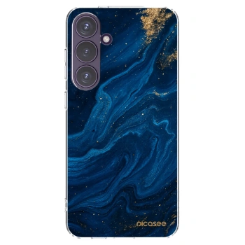 Picasee silikonowe przeźroczyste etui na Samsung Galaxy S24+ S926B 5G - Blue