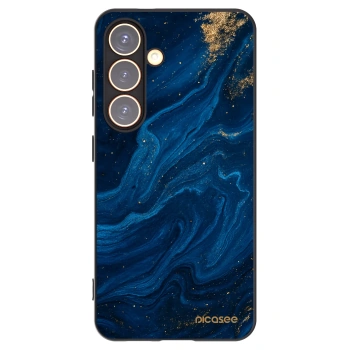 Picasee silikonowe czarne etui na Samsung Galaxy S24 S921B 5G - Blue