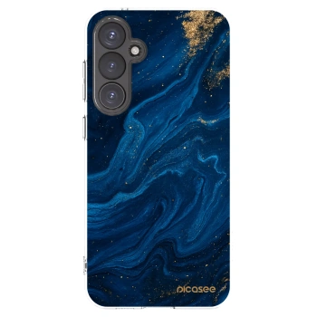 Picasee silikonowe przeźroczyste etui na Samsung Galaxy S23 FE S711B - Blue