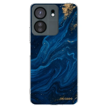 Picasee silikonowe przeźroczyste etui na Xiaomi Redmi 13C 4G - Blue