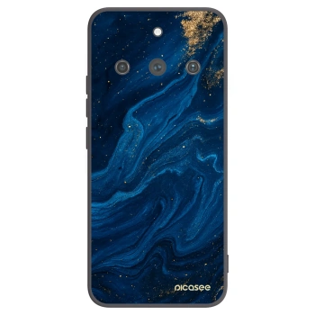 Picasee silikonowe czarne etui na Realme 11 Pro+ - Blue