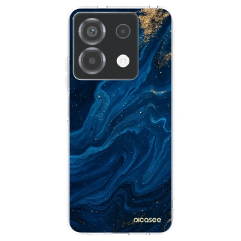 Picasee silikonowe przeźroczyste etui na Xiaomi Poco X6 - Blue