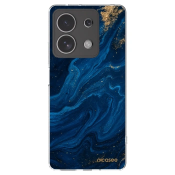 Picasee silikonowe przeźroczyste etui na Xiaomi Redmi Note 13 4G - Blue
