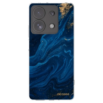 Picasee silikonowe przeźroczyste etui na Xiaomi Redmi Note 13 Pro 4G - Blue