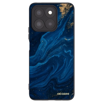 Picasee silikonowe czarne etui na Honor X8b - Blue