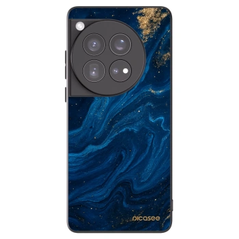 Picasee silikonowe czarne etui na OnePlus 12 5G - Blue