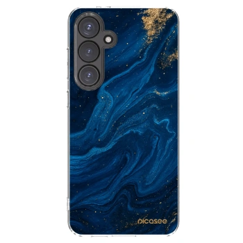 Picasee silikonowe przeźroczyste etui na Samsung Galaxy S24 FE S721B - Blue