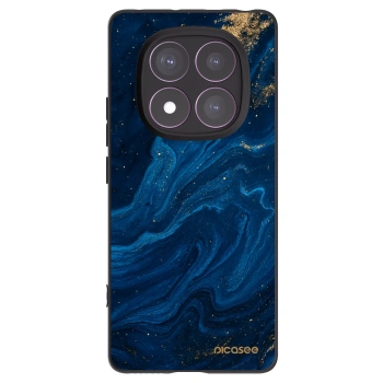 Picasee silikonowe czarne etui na Xiaomi Redmi Note 14 Pro 4G - Blue