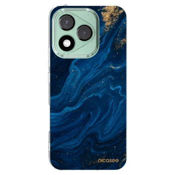 Picasee silikonowe przeźroczyste etui na Honor 400 Lite 5G - Blue