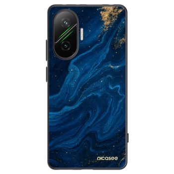 Picasee silikonowe czarne etui na Xiaomi Poco F7 Pro 5G - Blue