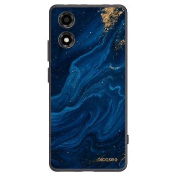 Picasee silikonowe czarne etui na Motorola Moto E14 - Blue