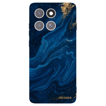 Picasee silikonowe czarne etui na Motorola Edge 60 Pro - Blue