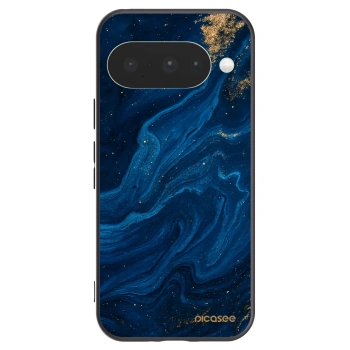 Picasee silikonowe czarne etui na Google Pixel 10 - Blue