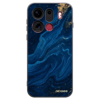 Picasee silikonowe czarne etui na OPPO Find X9 Pro - Blue