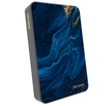 Picasee Powerbank z MagSafe 10 000 mAh Szary - Blue