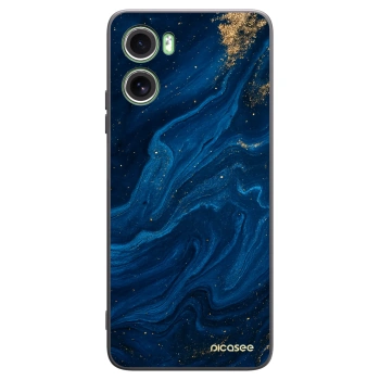 Picasee silikonowe czarne etui na Motorola Moto G06 - Blue