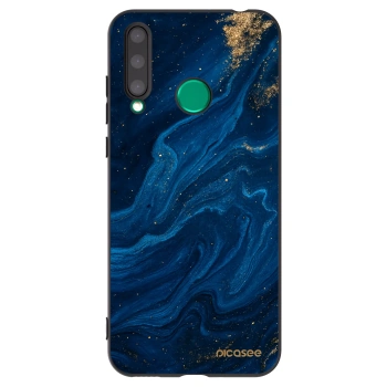 Picasee silikonowe czarne etui na Honor 20 Lite - Blue