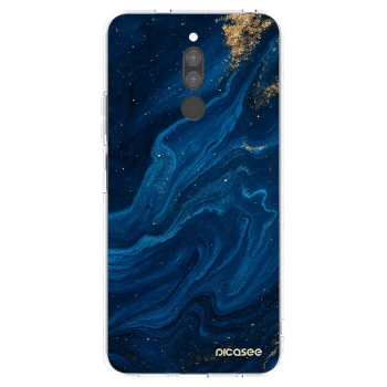 Picasee silikonowe przeźroczyste etui na Xiaomi Redmi 8 - Blue