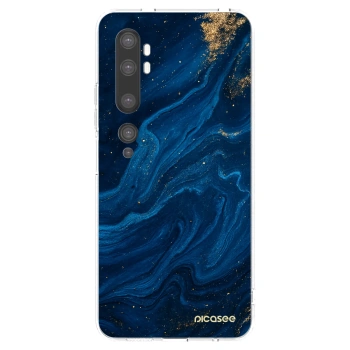 Picasee silikonowe przeźroczyste etui na Xiaomi Mi Note 10 (Pro) - Blue