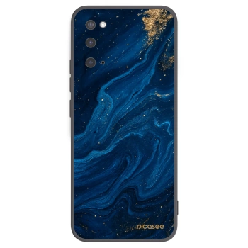Picasee silikonowe czarne etui na Samsung Galaxy S20 G980F - Blue