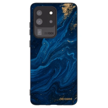 Picasee silikonowe czarne etui na Samsung Galaxy S20 Ultra 5G G988F - Blue