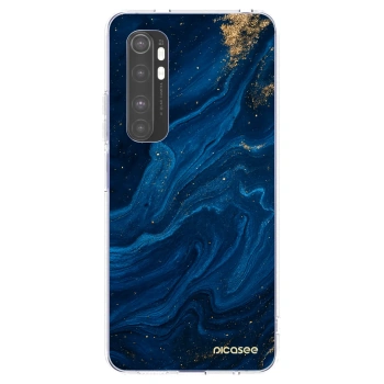 Picasee silikonowe przeźroczyste etui na Xiaomi Mi Note 10 Lite - Blue