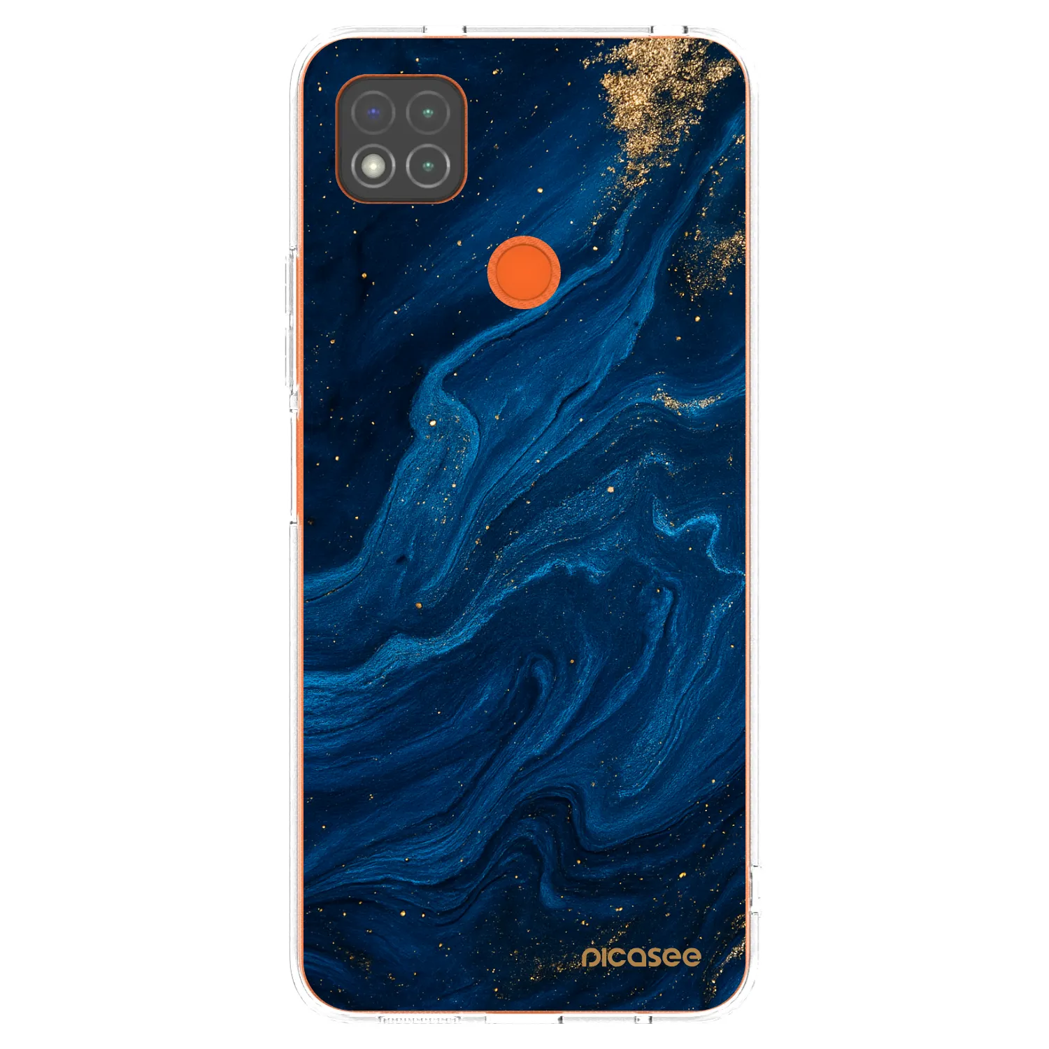 Picasee silikonowe przeźroczyste etui na Xiaomi Redmi 9C - Blue