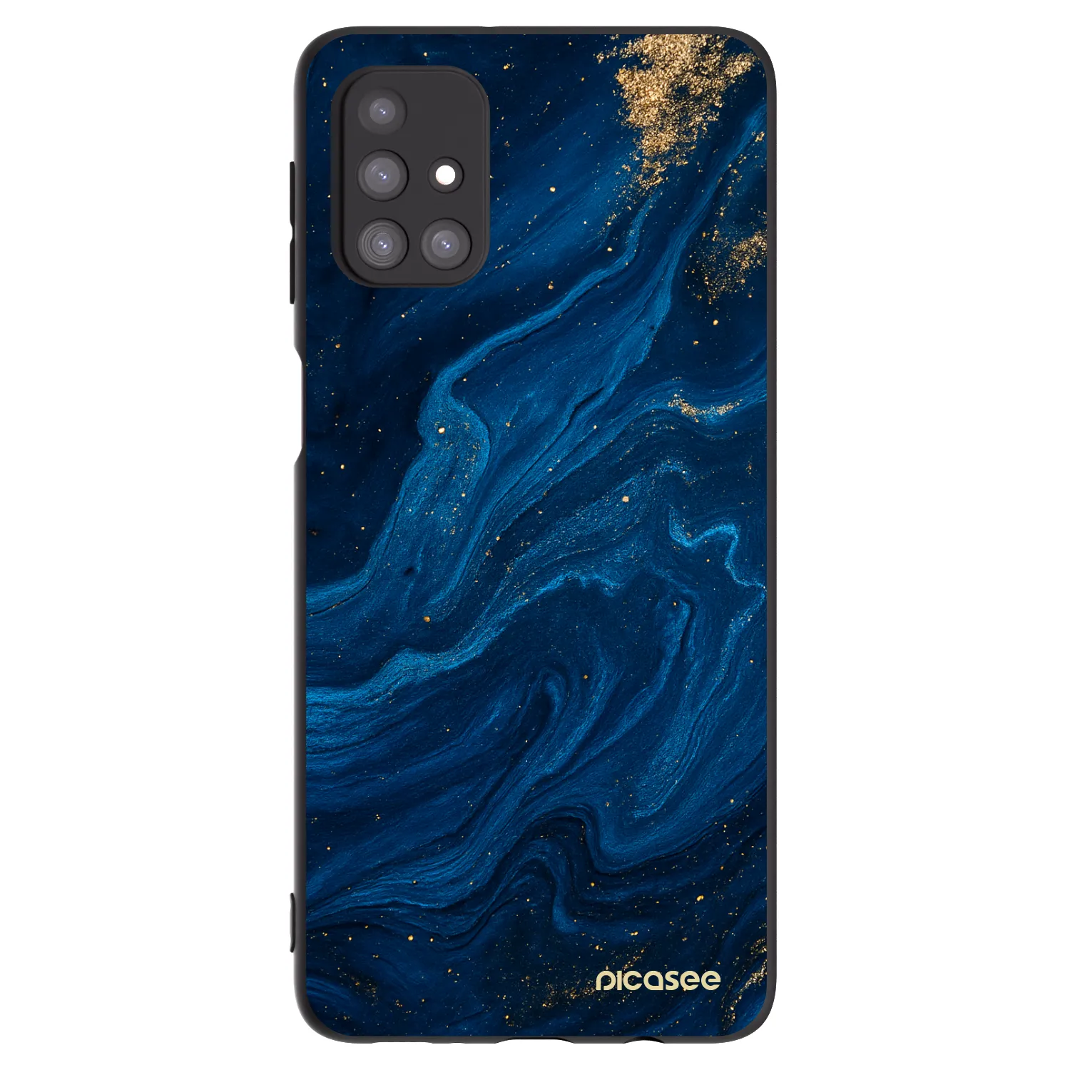 Picasee silikonowe czarne etui na Samsung Galaxy M31s - Blue