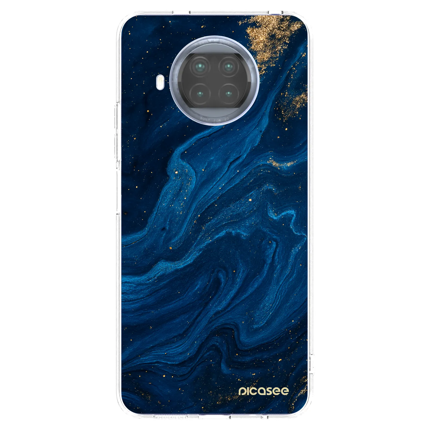 Picasee silikonowe przeźroczyste etui na Xiaomi Mi 10T Lite - Blue